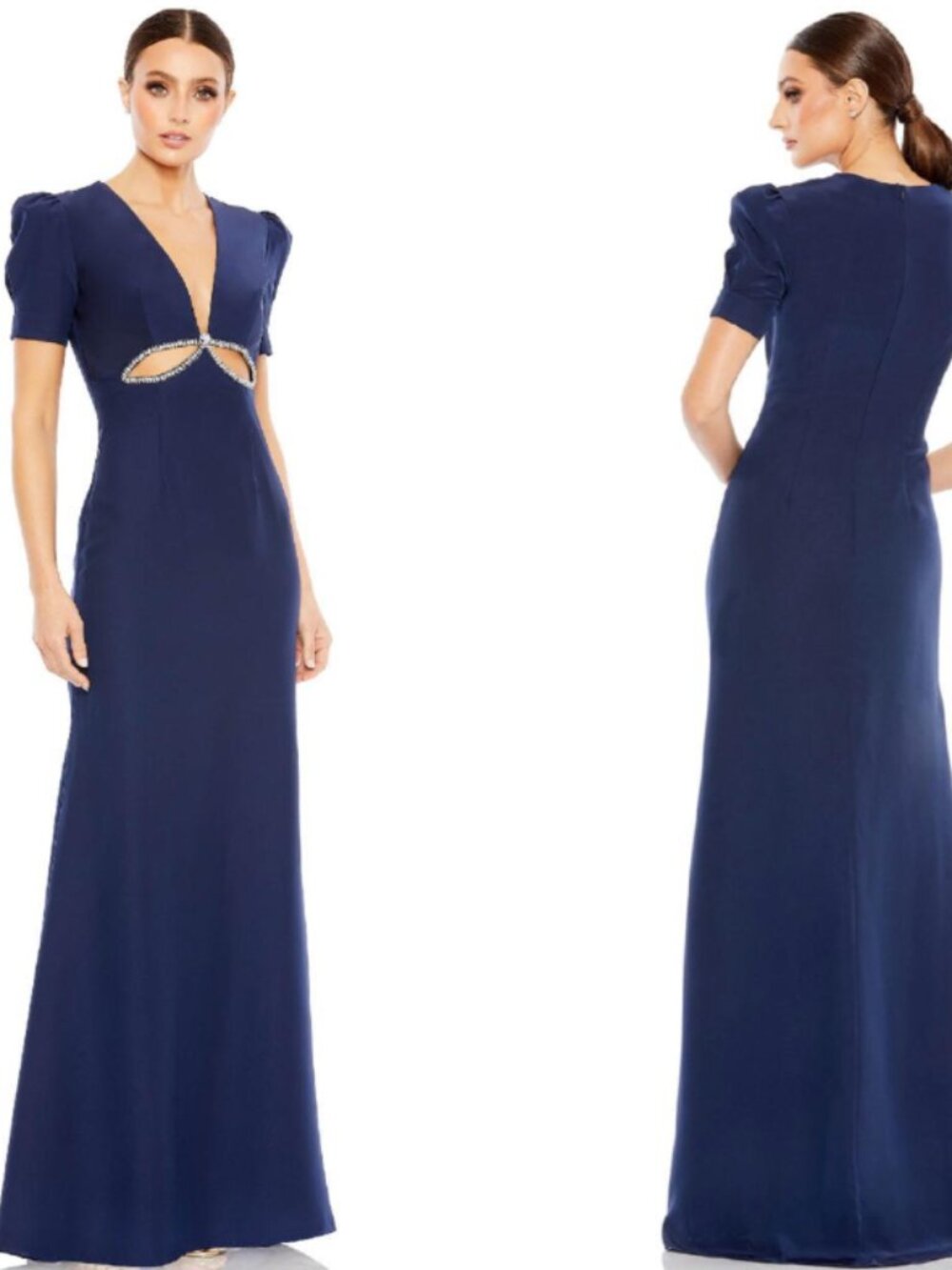 Ieena for Mac Duggal Navy Gown